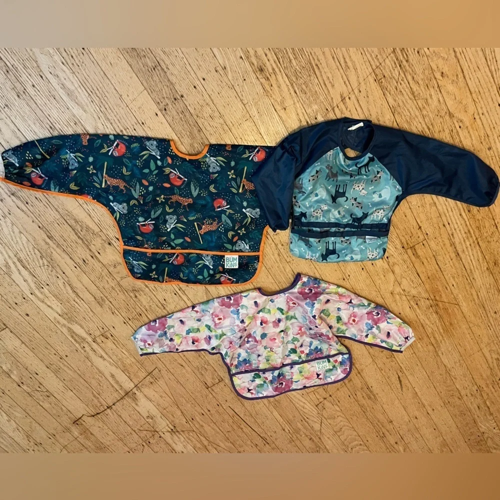 Bumkins and green sprouts bib bundle